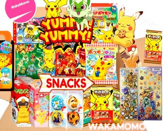 Custom Japanese Pokemon Snack Box, Asian Sweets,Snacks Treats Birthday Gift Party Gift
