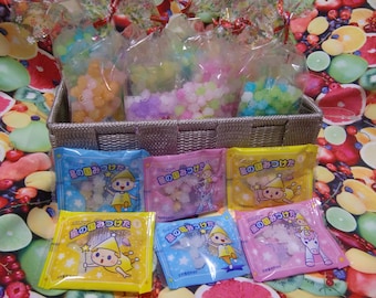 Japanese Konpeito/ tiny sugar candy x 2 pack / colorful Dagashi/ Candy Conpeito/Star crystal candy/candy bag/Asian snack ( snack candy box )