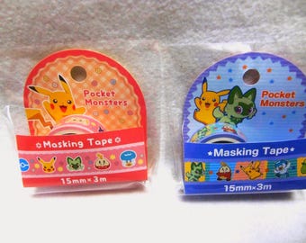 Pokemon Washi Tape Set Masking crafting tape Decoration Diy projects