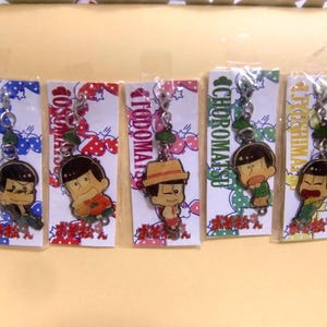 Osomatsu-san charms keychain Matsuno Mascot Keychain anime Gift