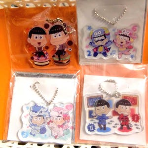 Osomatsu-san,Keychain,Charm,Mascot,Anime Character,Karamatsu,Osomatsu,Todomatsu,Gifting