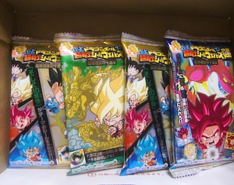 Dragon Ball Super Warrior Seal Wafer with sticker Set Gifting collecting