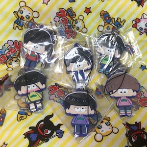 Osomatsu san Rubber Keychain mascot Gift/cute charms,Amusement japan