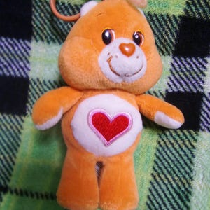 Care Bears Tenderheart Bear Clip On Vintage 2002