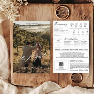 Afdrukbare huwelijksuitnodiging handgetekende moderne bruiloft briefpapier, minimalistische boho bruiloft uitnodiging eenvoudig, virtuele bruiloft e-uitnodiging canva