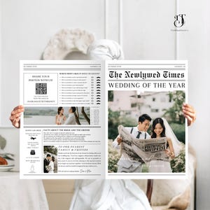 Benutzerdefinierte Hochzeit Zeitung Programm Jungvermählten Zeiten Gefaltet Hochzeitseinladungen Vorlage Infografik Tradition Trauung Timeline Classic