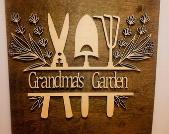 Garden Sign, Grandma's Garden
