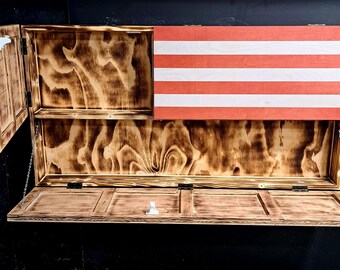 American Flag Gun Safe / Concealment Box