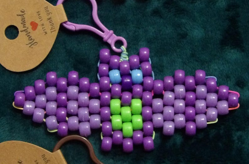 Llaveros Kandi Bat, prefabricados o personalizados, accesorio de cuentas de poni con forma de murciélago DaphneBlakeInspired