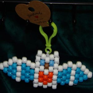 Llaveros Kandi Bat, prefabricados o personalizados, accesorio de cuentas de poni con forma de murciélago FredJonesInspired