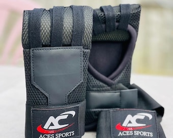 Black Boxing Hand Wraps: MMA, Kickboxing Training Gloves
