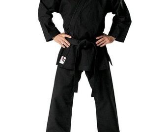 Adult Kids Karate Aikido UNIFORM SUITS with free BELT, uniform for taekwondo, martial Art