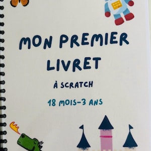 Mini livret d’activités à scratch – 18 mois à 3 ans | Format nomade, motricité fine, sans écran