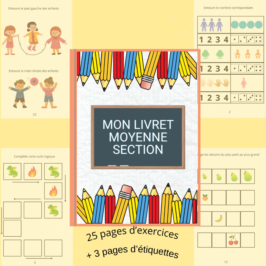 MIDDLE SECTION BOOKLET - Etsy
