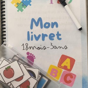 livret d’activité enfant 18 mois 3  ans