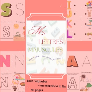 Child activated booklet My capital letters from 2 years old