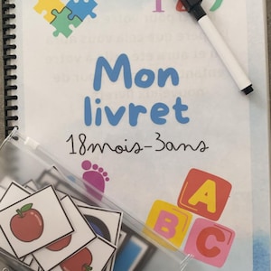 Activity booklet for children 18 months to 3 years old, preschool PDF