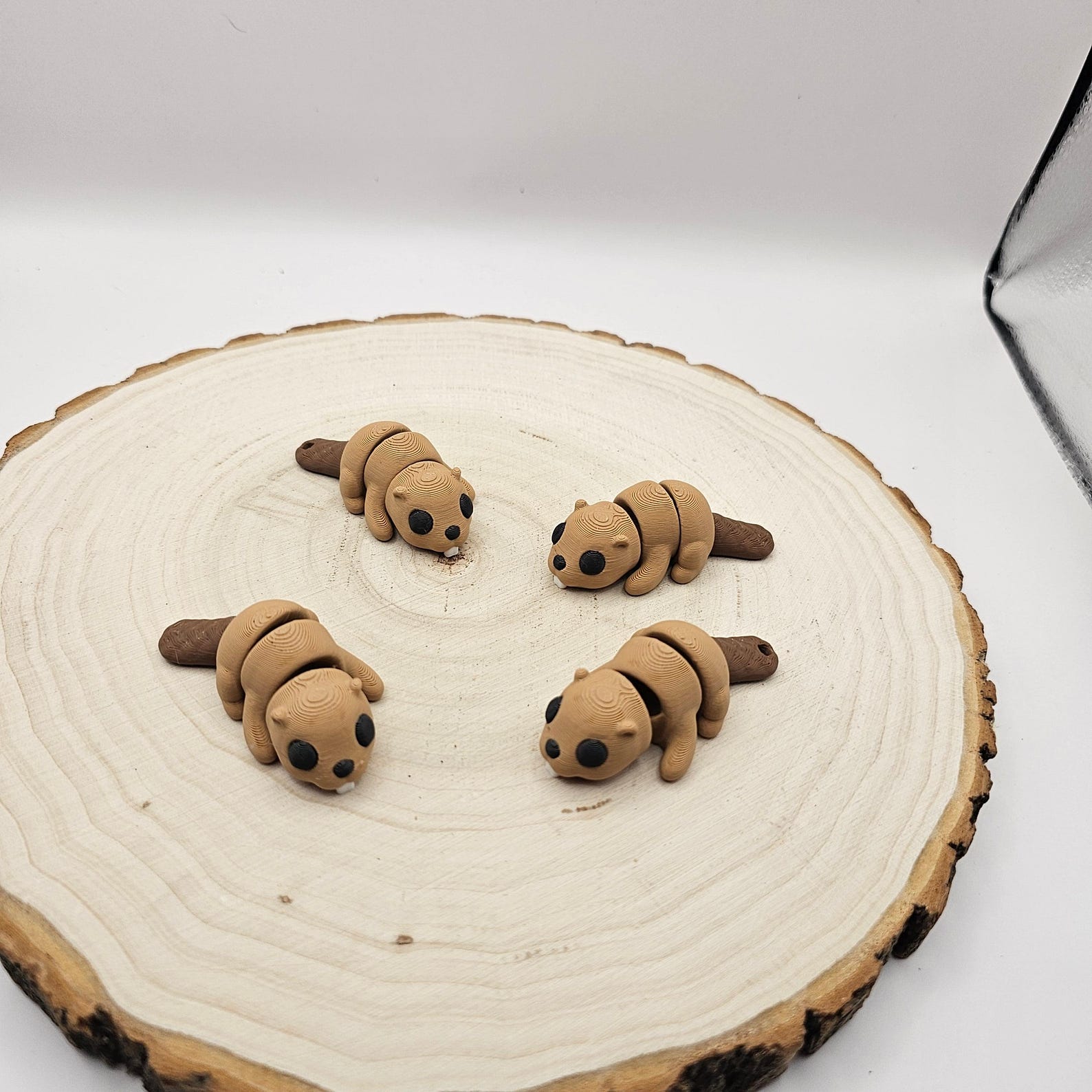 3d Printed Articulated Beaver Fidget - Etsy