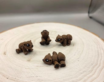 3d printed articulated Bear fidgets