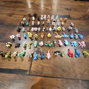 3d printed mini animal assortment