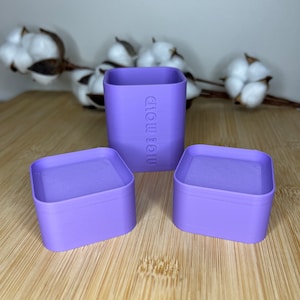 Quadratische Shampoo Bar Form mit abgerundeter Kante