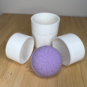 Wave Sphere (Round) Bath Bomb Mold