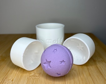 Starred Sphere (Round) Bath Bomb Mold
