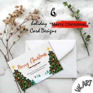 Lustige Weihnachtspostkarten, 6 druckbare Winter Postkarten digitaler Download, Urlaub Postkarten Blätter, Karikatur Weihnachtspostkarten Set