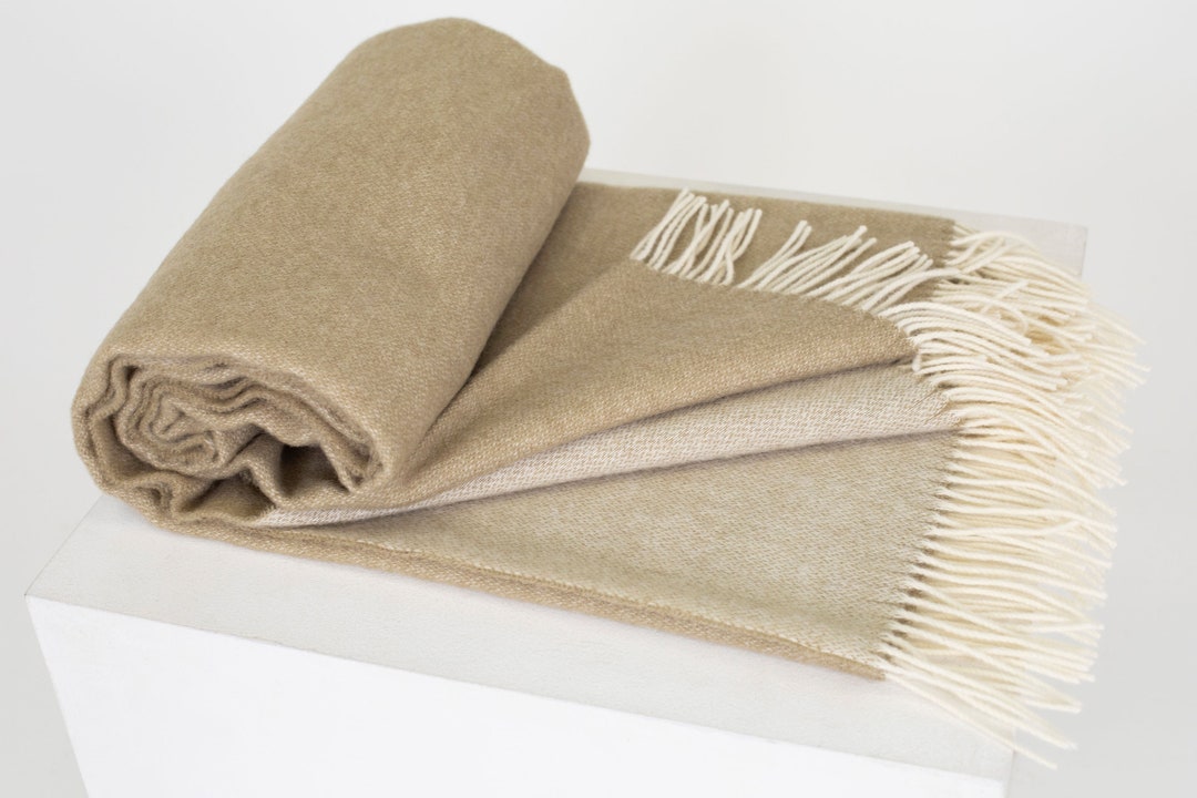 Pure Wool Throw Blanket New Zealand Wool Throw Wool Throw Etsy