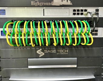 1RU 1U Anodized Aluminum Rack Server Panels Branded | Custom Laser Engraved