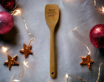 Custom Personalized Engraved Wooden Spoon Spatula