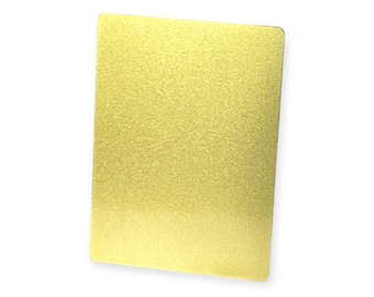 Color Metal Stainless Steel Card Blanks 88mm x 64mm - Player, Game, Sport & Laser, Engraving, Sublimation Ready