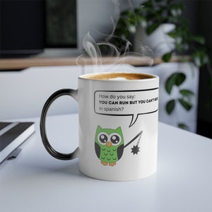 Evil Duo *Color Changing* Mug, 11oz // gift for loved ones learning spanish
