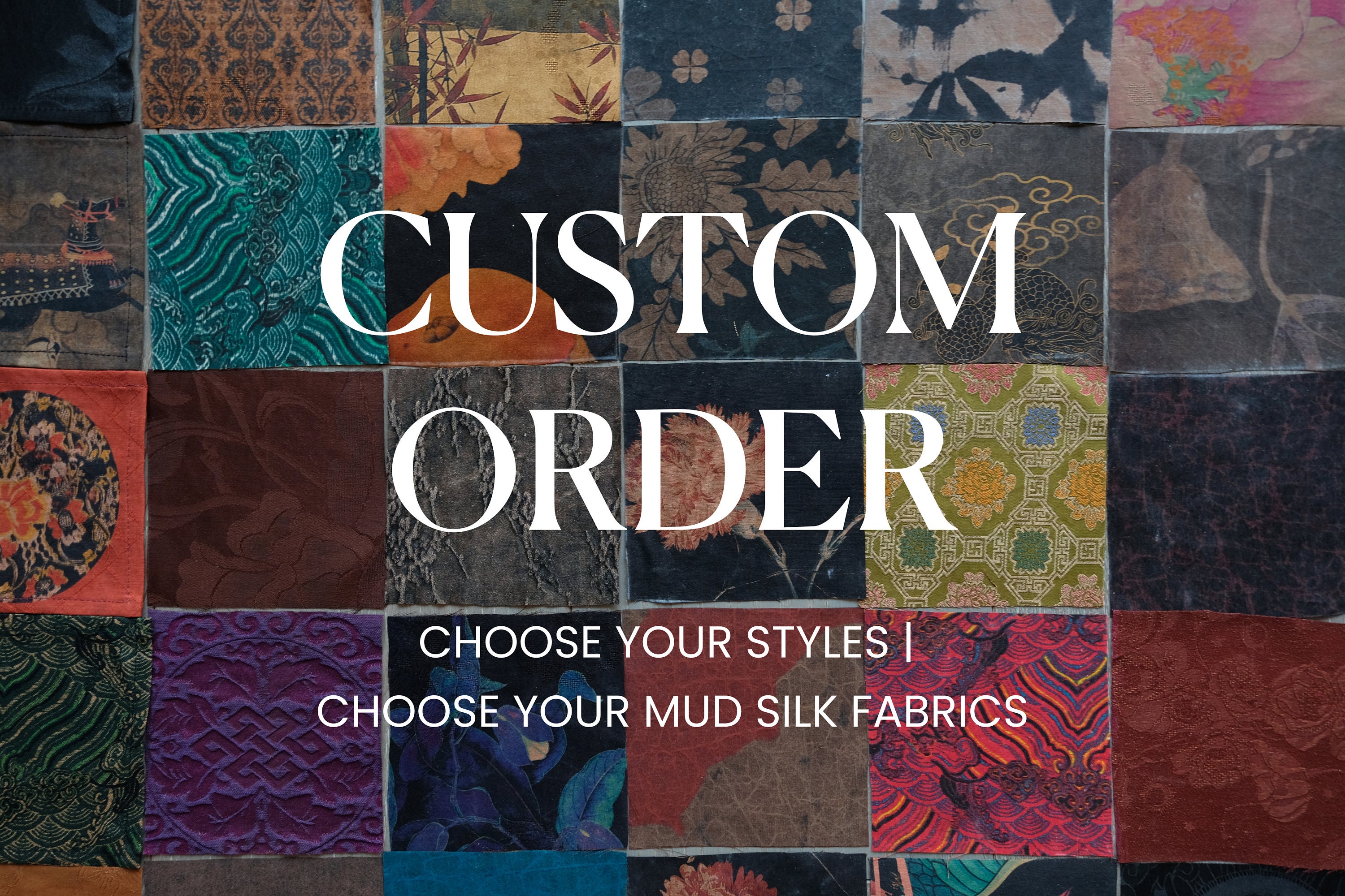 Order Only Custom Order Only | Choose Your Unique Xiangyun Silk Fabric for Custom ...