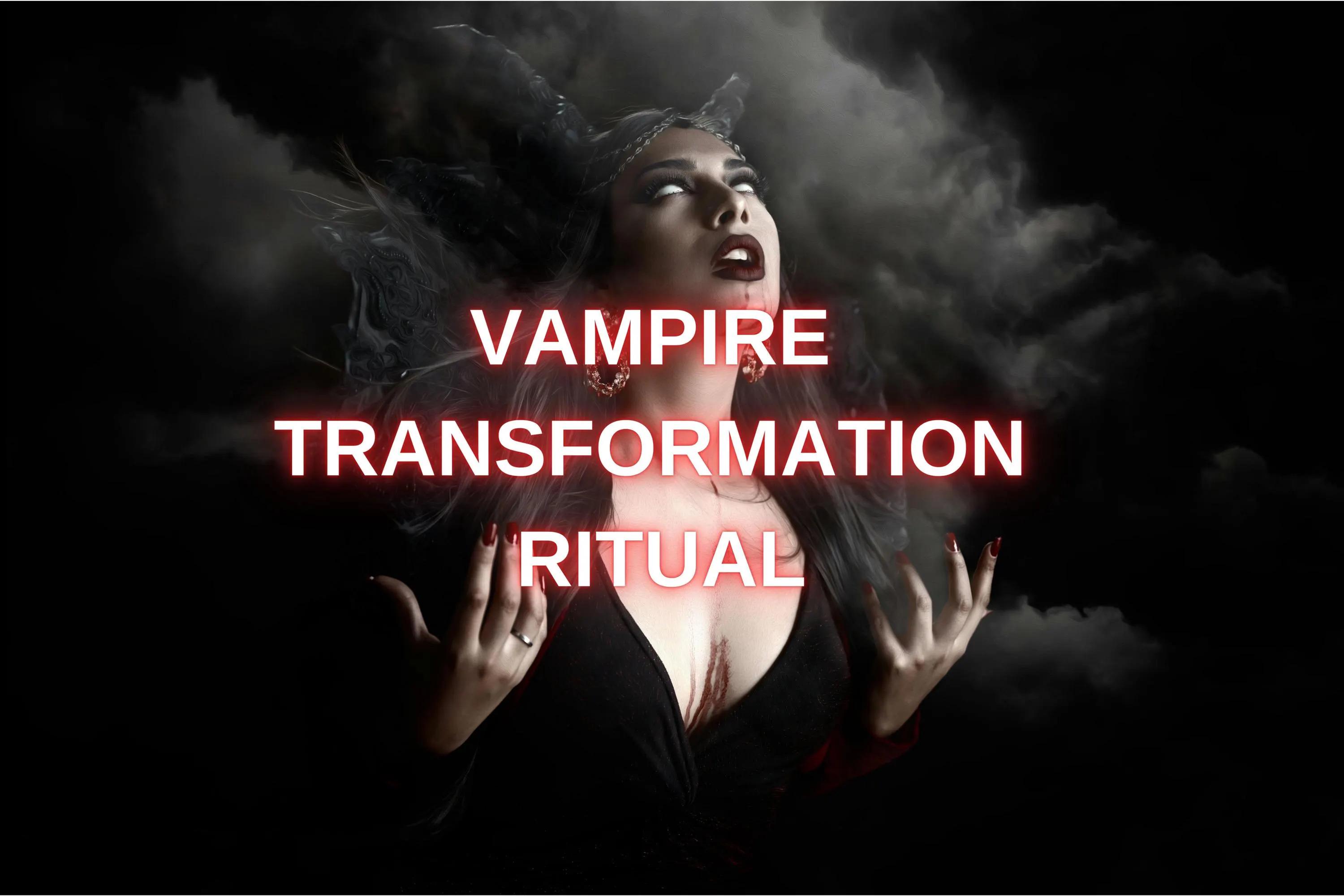 Vampire Transformation Ritual, Real Vampirism Spell, Become a Vampire Ritual, Transformation Spell, Fast Results