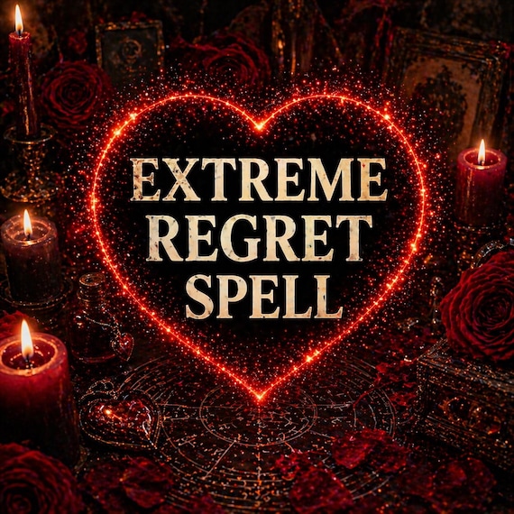 Extreme Regret Spell - Make Them Realize, Apologize & Reconnect - Same Day Casting