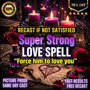 Super Strong Love Spell - Same Day Casting Obsession, Reunion, and Commitment Ritual