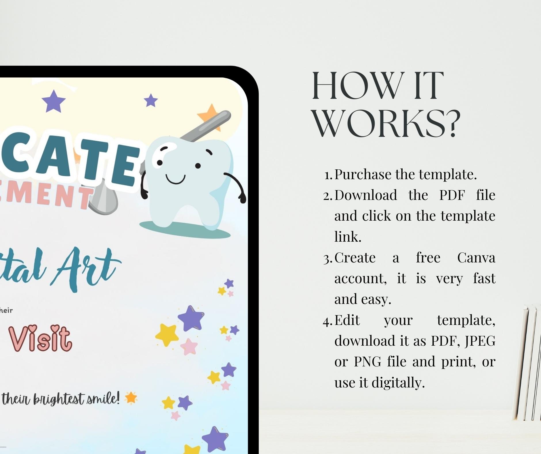 first-dentist-visit-certificate-template-achieve-dental-milestones