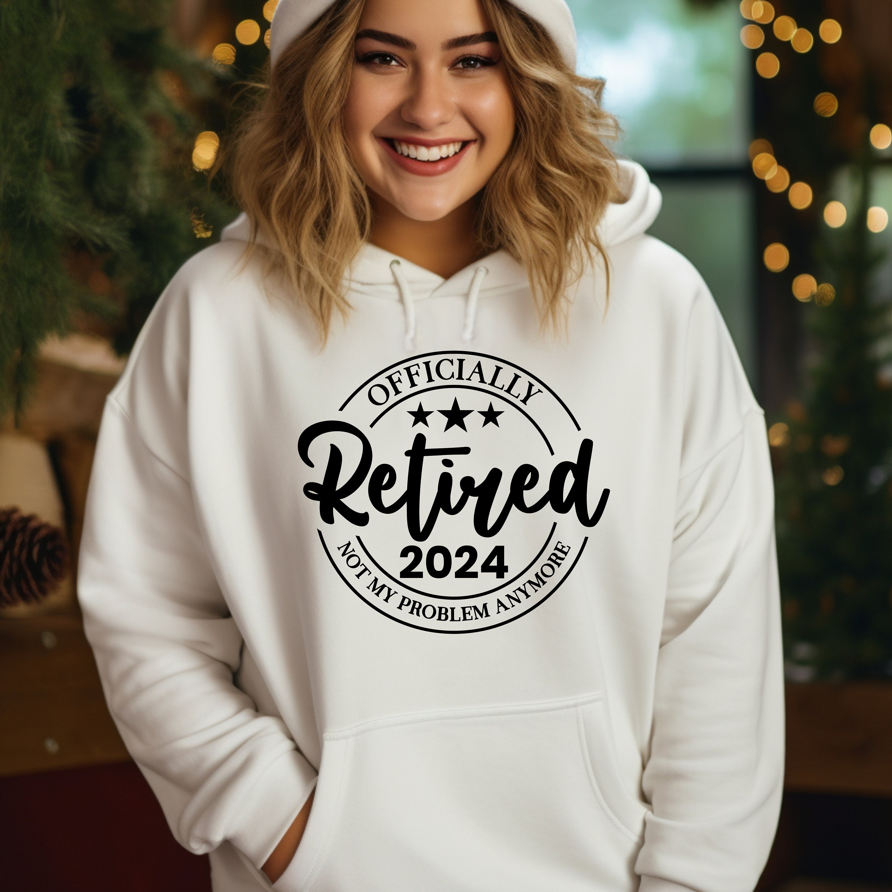 Officially Retired 2024 Hoodie, Retired 2024 Sweatshirt, Retirement ...