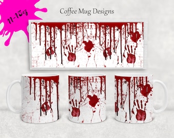 Taza True Crime PNG, Taza de espectáculos de asesinato, Diseños de tazas de café de 11-15 oz Envoltura completa de sublimación, Sublimación de envoltura de taza, Plantilla de taza de 11-15 oz