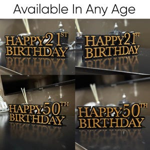 Happy Birthday Zeichen, Geburtstag Dekoration, Geburtstagsgeschenk, Geburtstagsfeier, Party Dekoration, Feier Dekoration