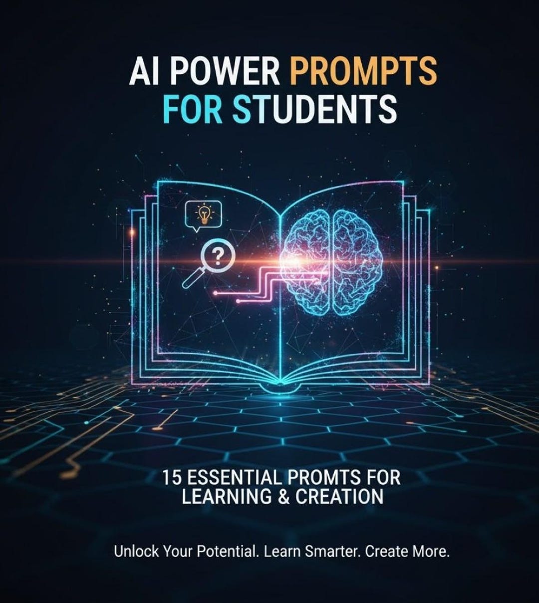 15 AI Prompts for Students - Etsy