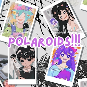 Omori Alien Stage Real Polaroid Instax | Basilic Mari Aubrey Omori | ALNST | Instax Mini Fujifilm avec autocollant déco (facultatif) | Carte photo Omori