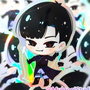 Alien Stage Stickers | Vivinos | Vinyl Gloss Holographic | 3 Inches | Waterproof | ALNST