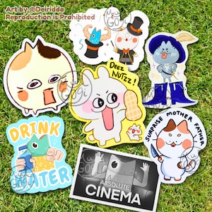 Mulgogi Stickers | Vinyl Gloss | 3" inch | Cute Meme Sticker | Weatherproof