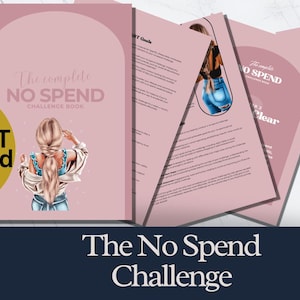 Budgeting Guide for No Spend Challenge Save Money Financial Planning Frugal Living Tips Budgeting Goals PDF INSTANT DOWNLOAD