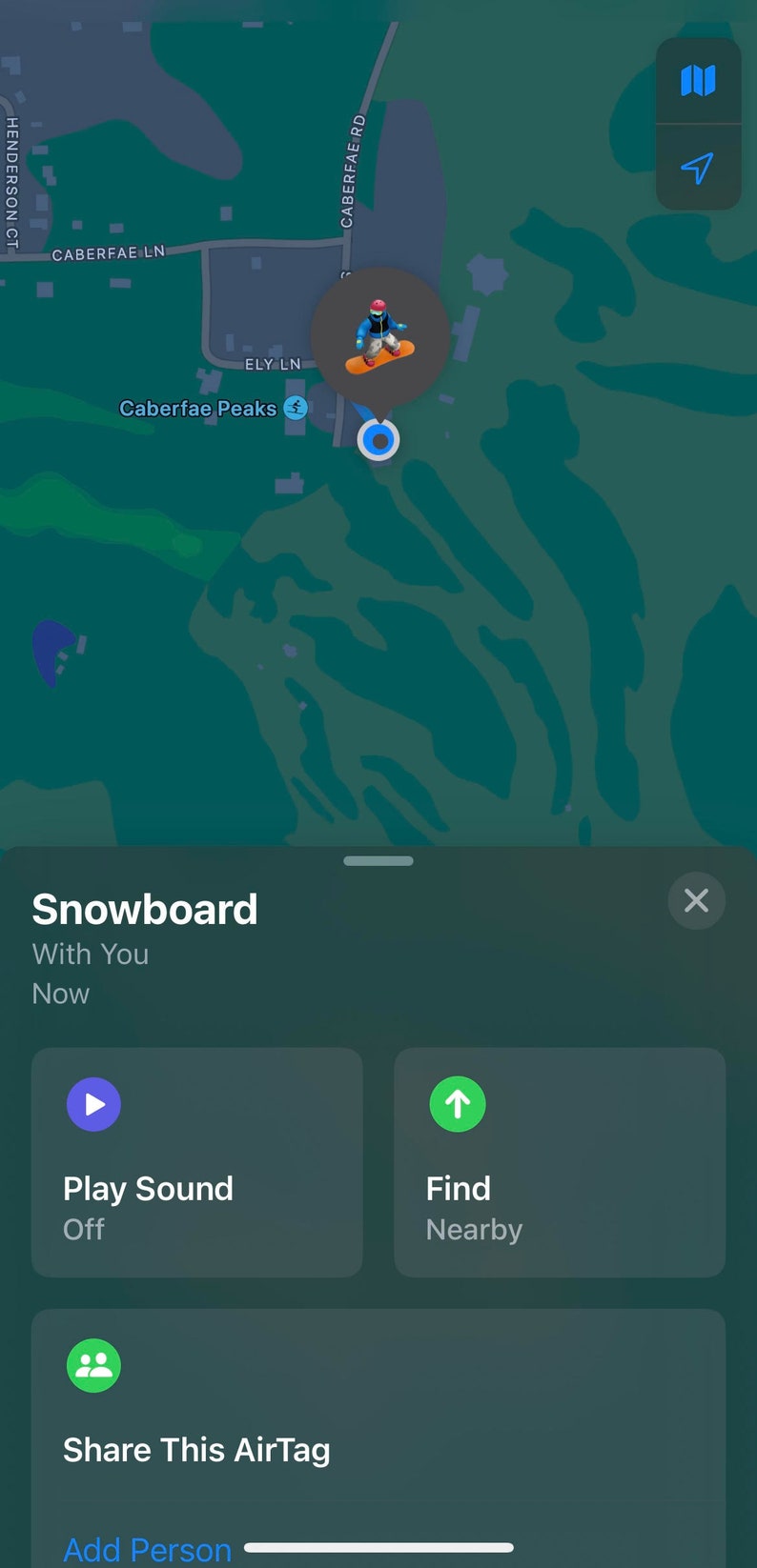 ShredTag Snowboard AirTag-houder afbeelding 3