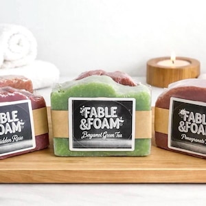 Handmade Hot Process Shea Butter Soap | Goat Milk Loofah Bars | Designer Scents