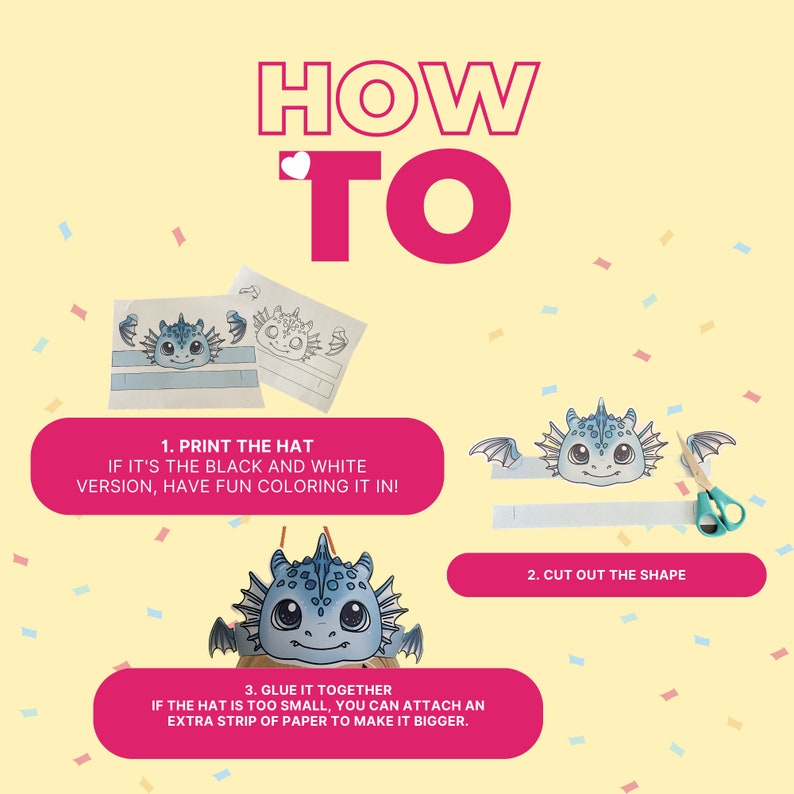 DIY Colorable Santa Christmas Hat Printable Santa Claus Etsy