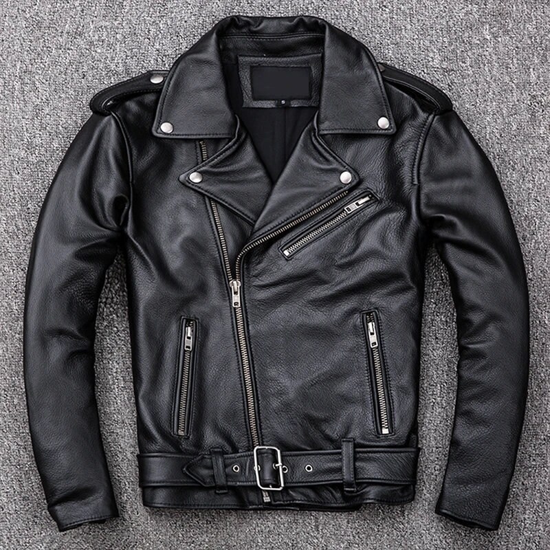Oblique zipper shop jacket